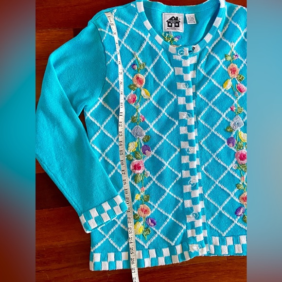 Storybook Knits unique cardigan sweater Cotton Blend - Picture 4 of 13